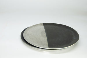 Large DUO Plain White Dinner Plates