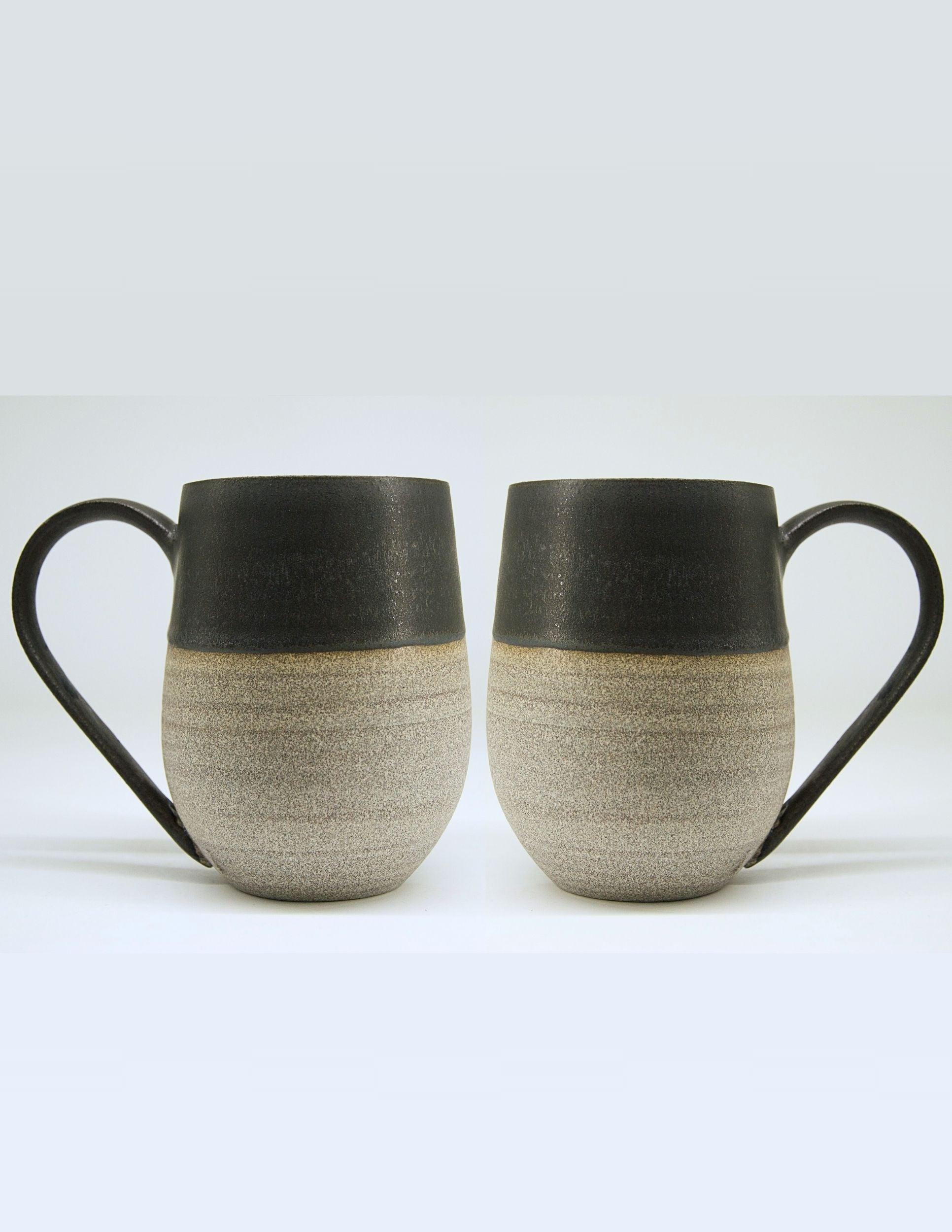 Tasse Mug Grande Granit et noir - +/- 28 oz (500 ml)